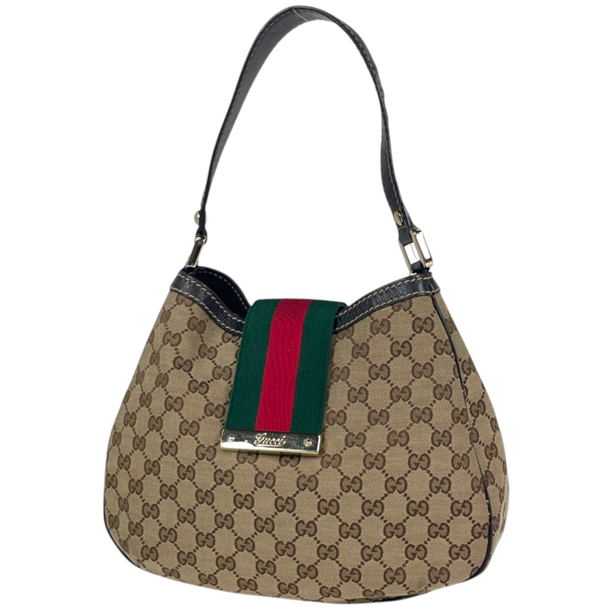 グッチ GUCCI ショルダーバッグ GG柄 シェリーライン ウェブ GG 