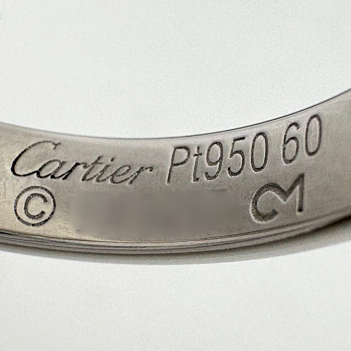 カルティエ CARTIER ミニ ラブ リング プラチナ 指輪 リング 19号 