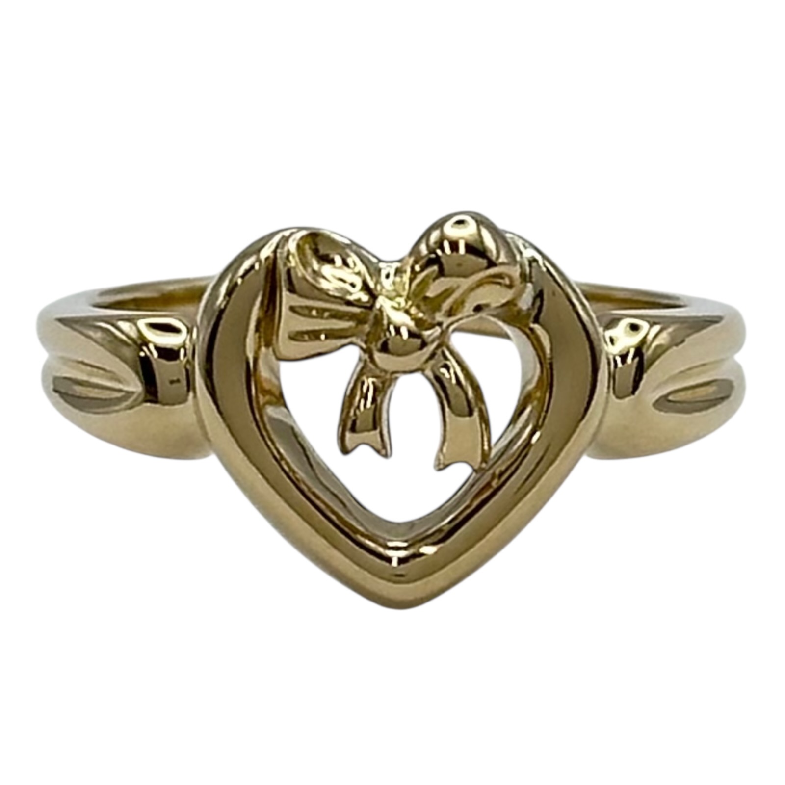 ティファニー TIFFANY＆CO ハートリボンリング リング・指輪 - Used A