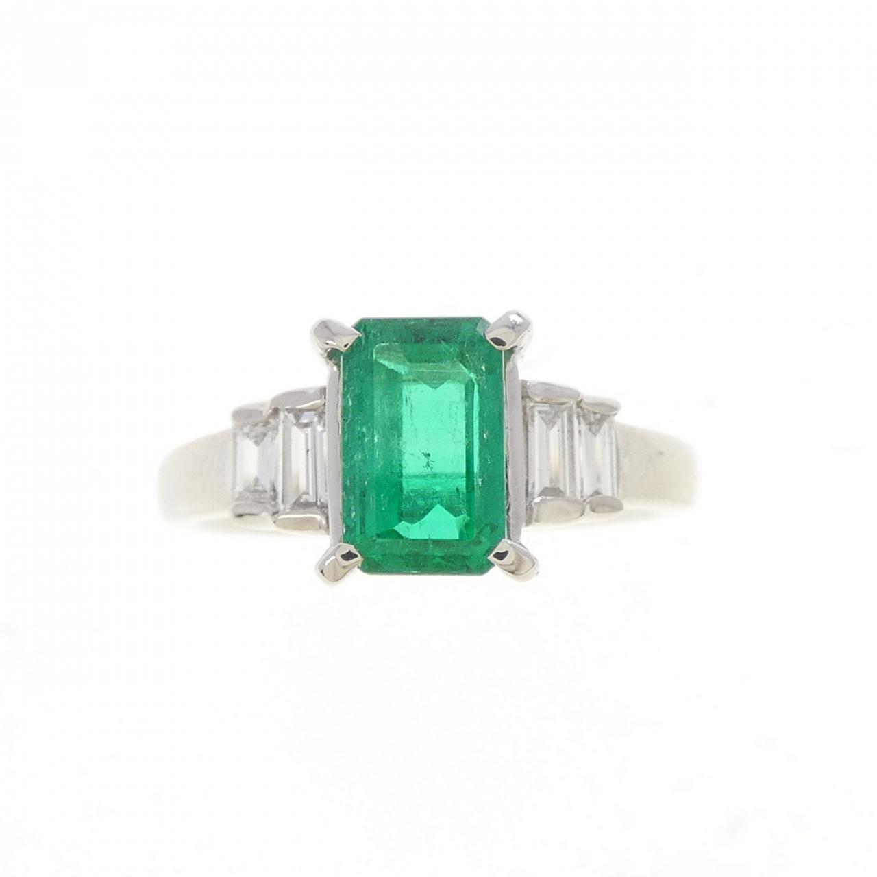 PT900 エメラルド リング 0.98CT - Used A (230-000-481-8808) | MOLTS