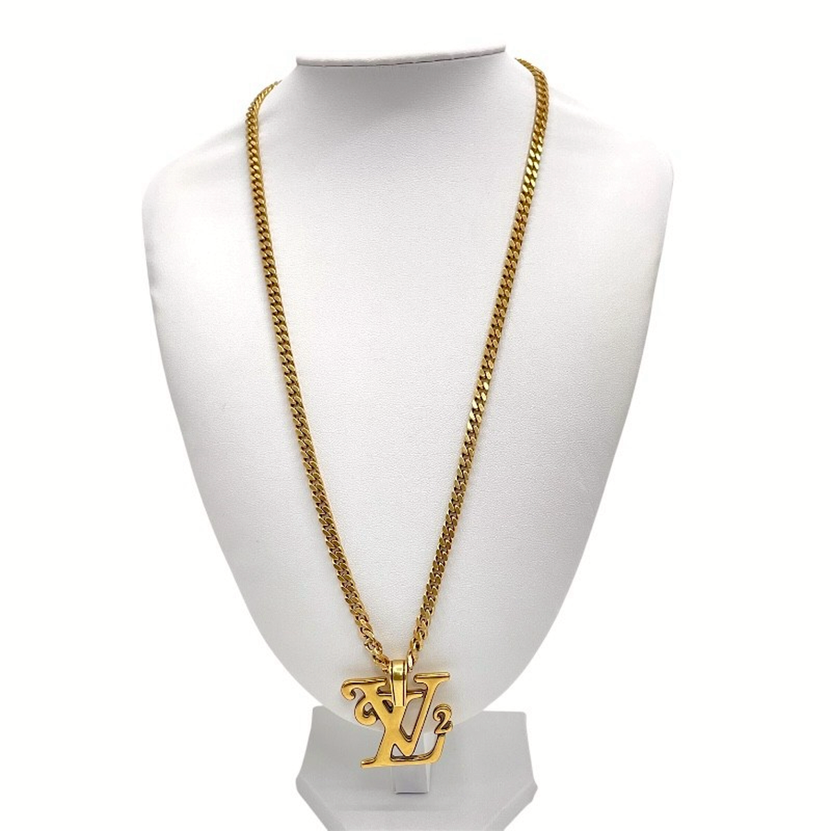 ルイヴィトン ネックレス ルイ・ヴィトン LOUIS VUITTON コリエ・スクエアードLV MP2692