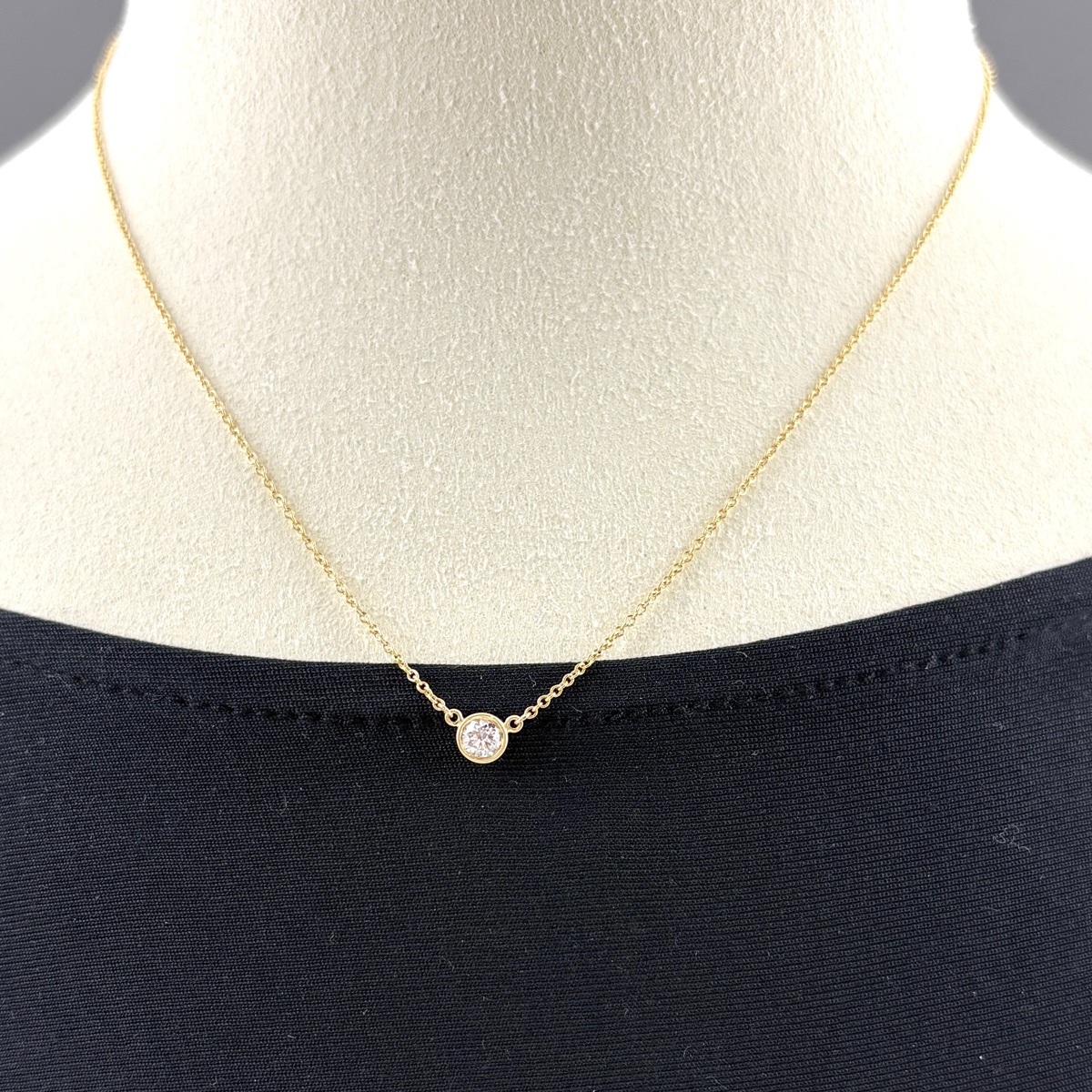 ティファニー TIFFANY&Co. バイザヤード ネックレス YG イエロー 