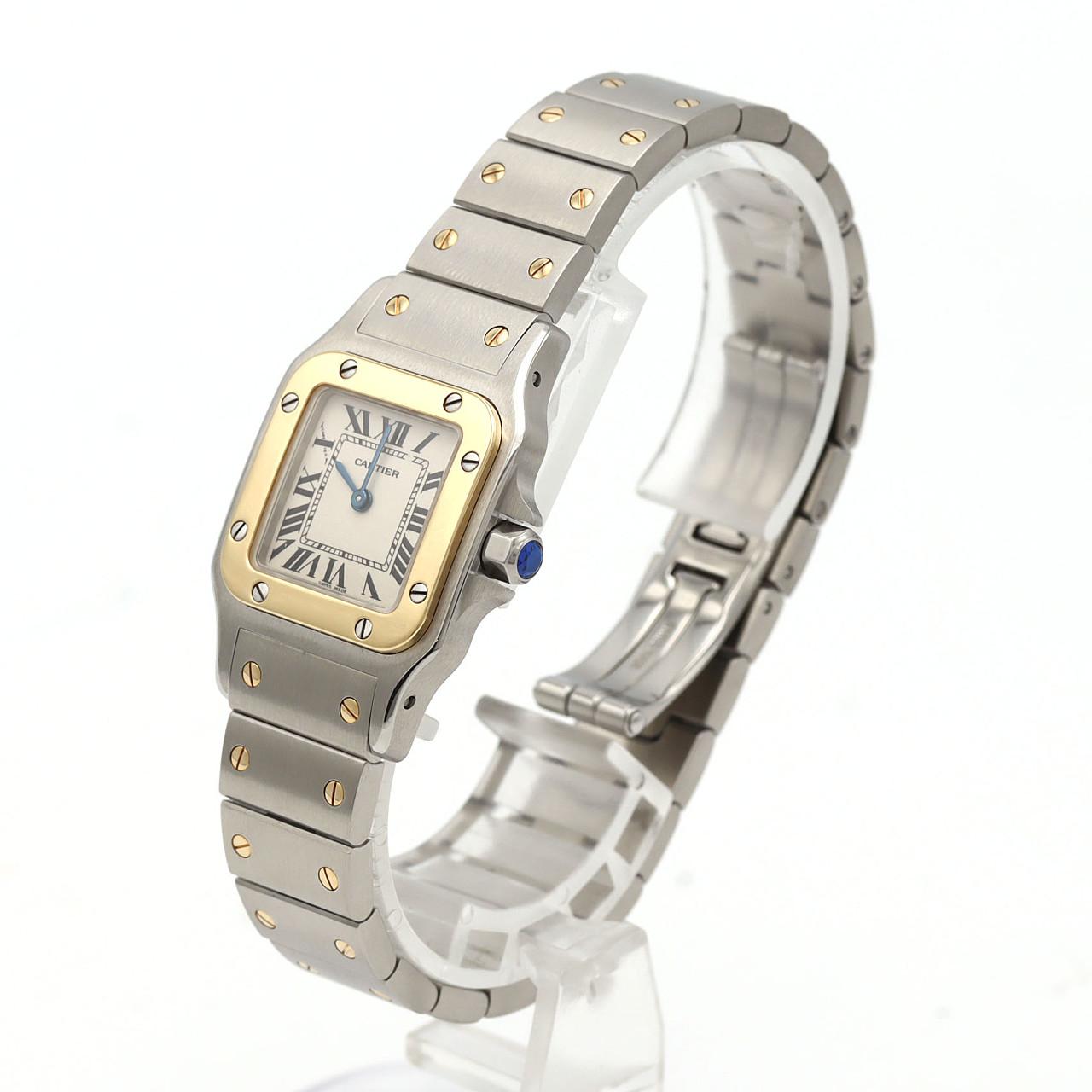 Cartier サントスガルベ SM 2コマ コンビ ノーメンテナンス還元価格】カルティエ サントスガルベSM コンビ