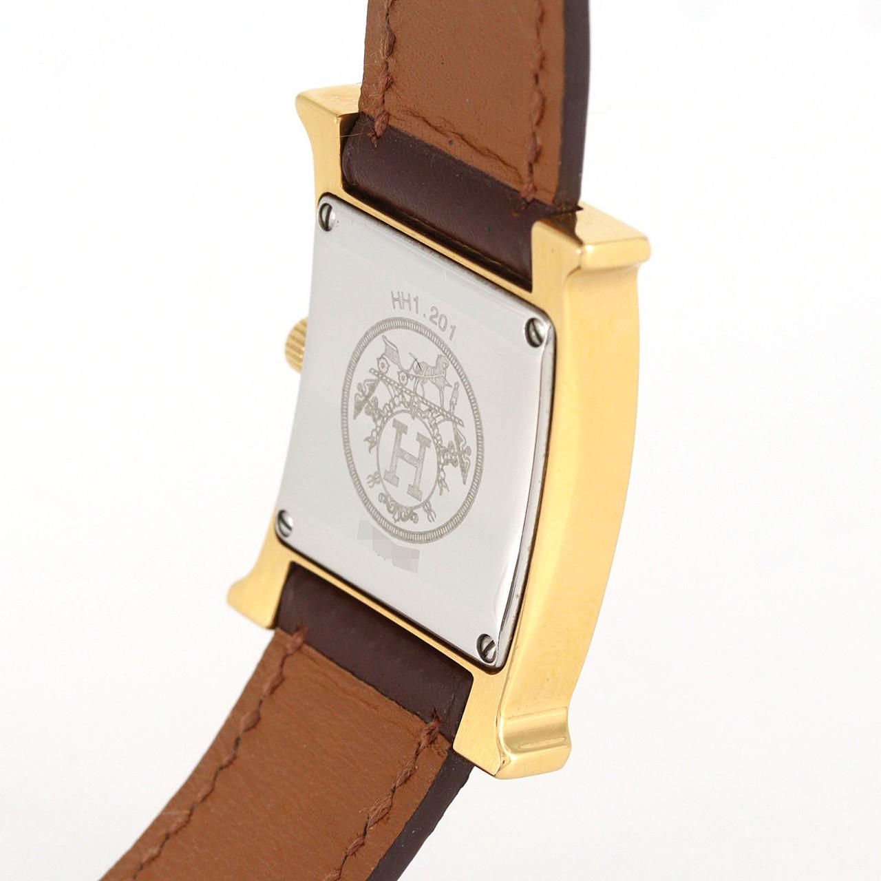 ノーメンテナンス特価】エルメス Hウォッチ GP HH1.201 GP クォーツ