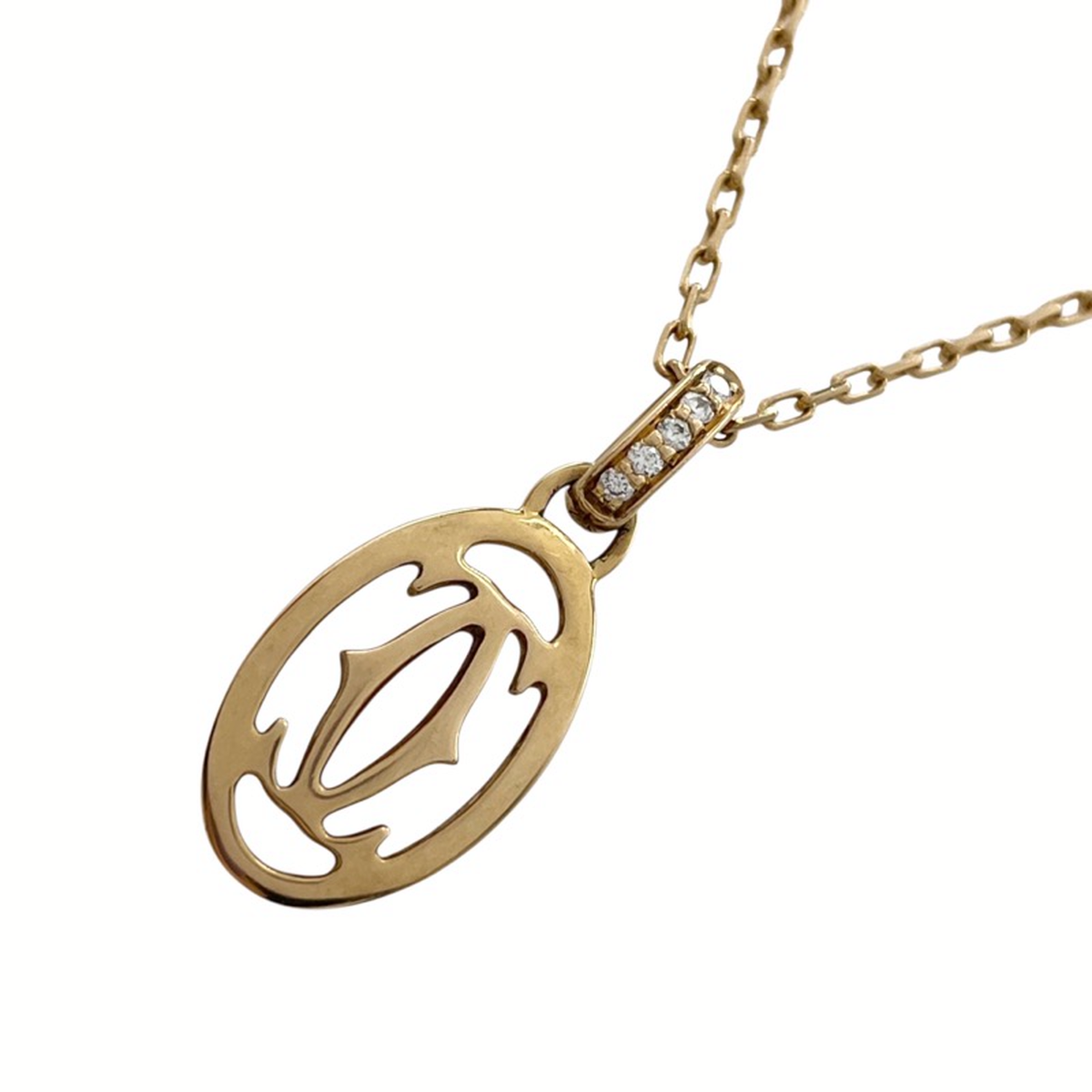 カルティエ Cartier ロゴドゥーブル ダイヤネックレス ネックレス | MOLTS