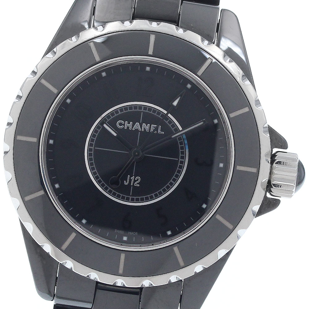 シャネル CHANEL H5236 J12 XS ダイヤ クォーツ レディース 良品