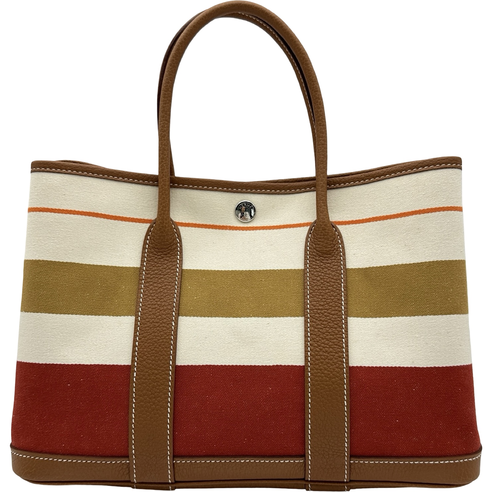 エルメス HERMES ガーデンパーティーTPM Q刻印 ハンドバッグ - Used A 