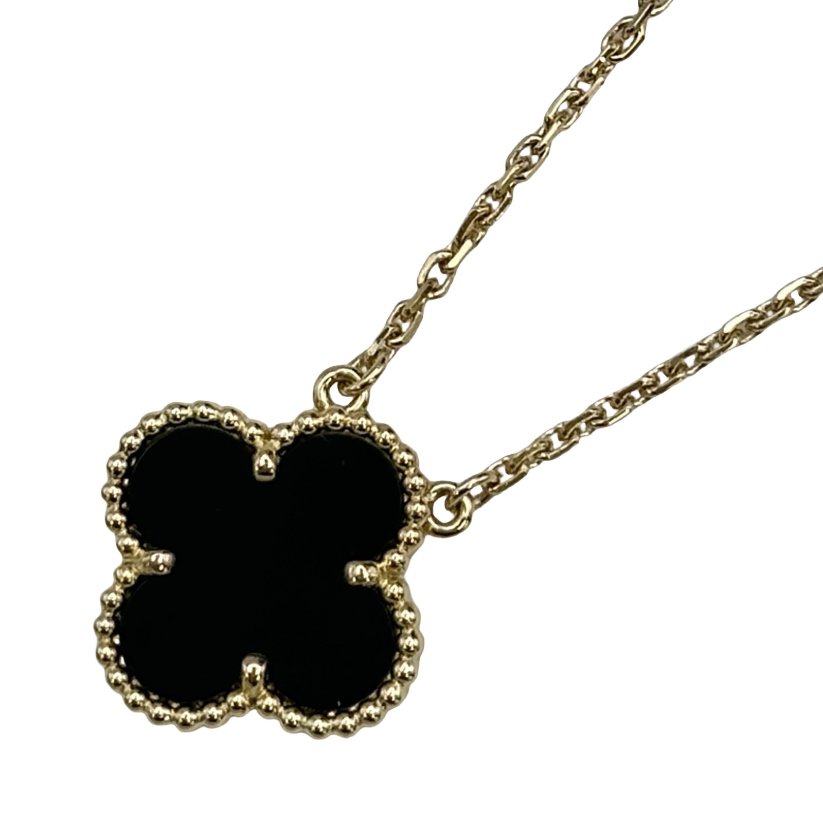 Van Cleef & Arpels ヴィンテージアルハンブラ ネックレス WG ヴァンクリーフ＆アーペル Van Cleef & Arpels ヴィンテージ