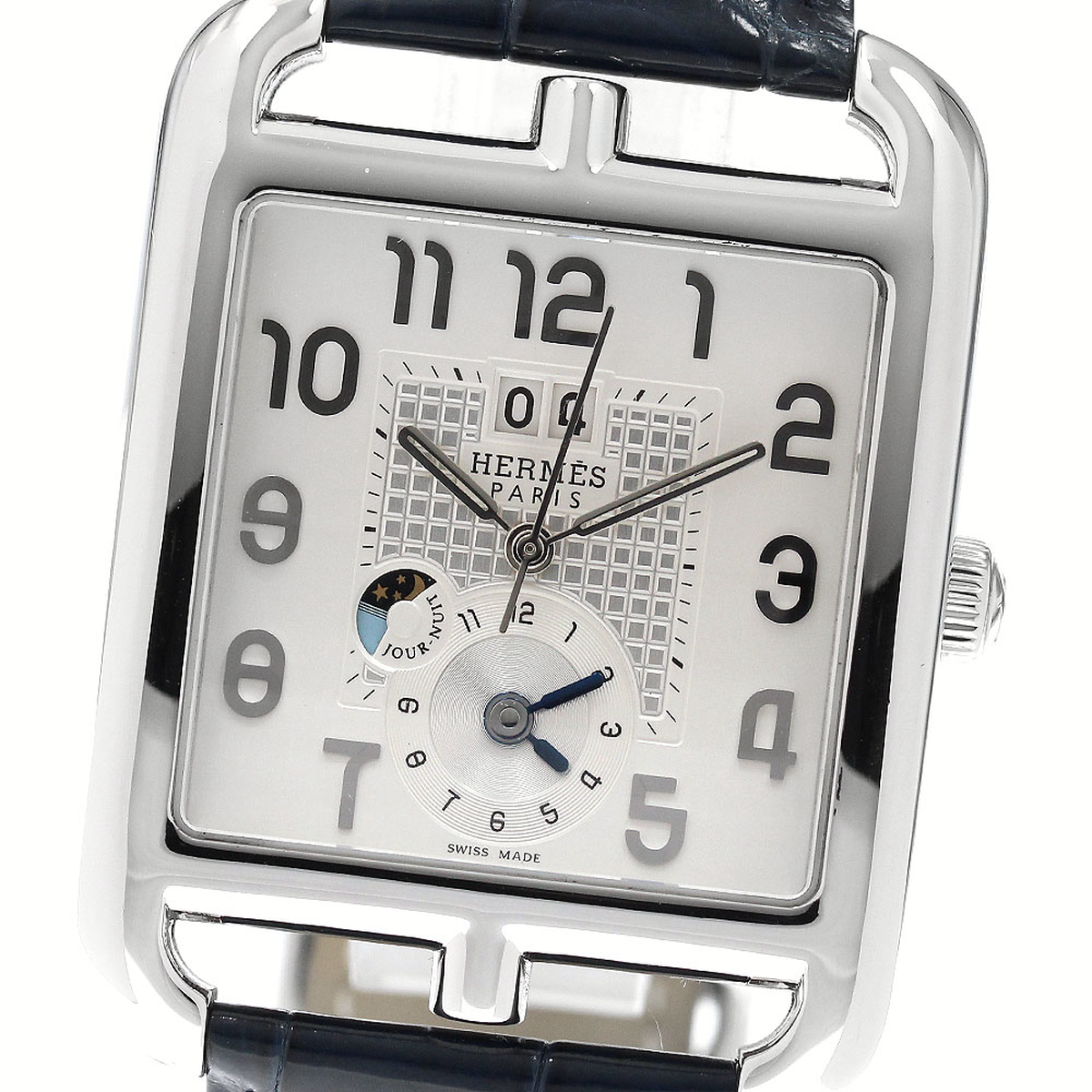 エルメス HERMES CD6.910 ケープコッド GMT ナイト&デイ 自動巻き