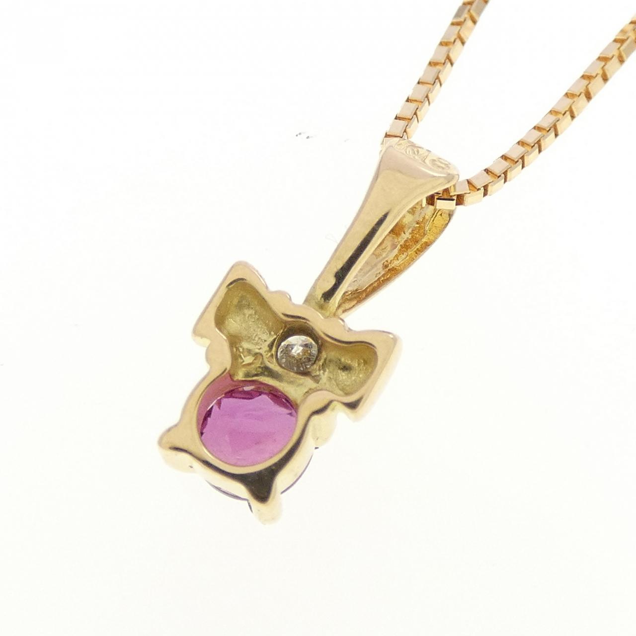 K18YG ルビー ネックレス - Used A (270-004-345-9718) | MOLTS