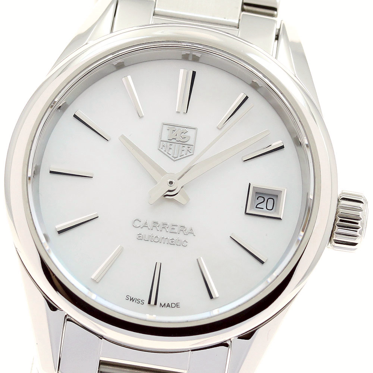 タグホイヤー TAG HEUER WAR2411-3 カレラ デイト 自動巻き レディース