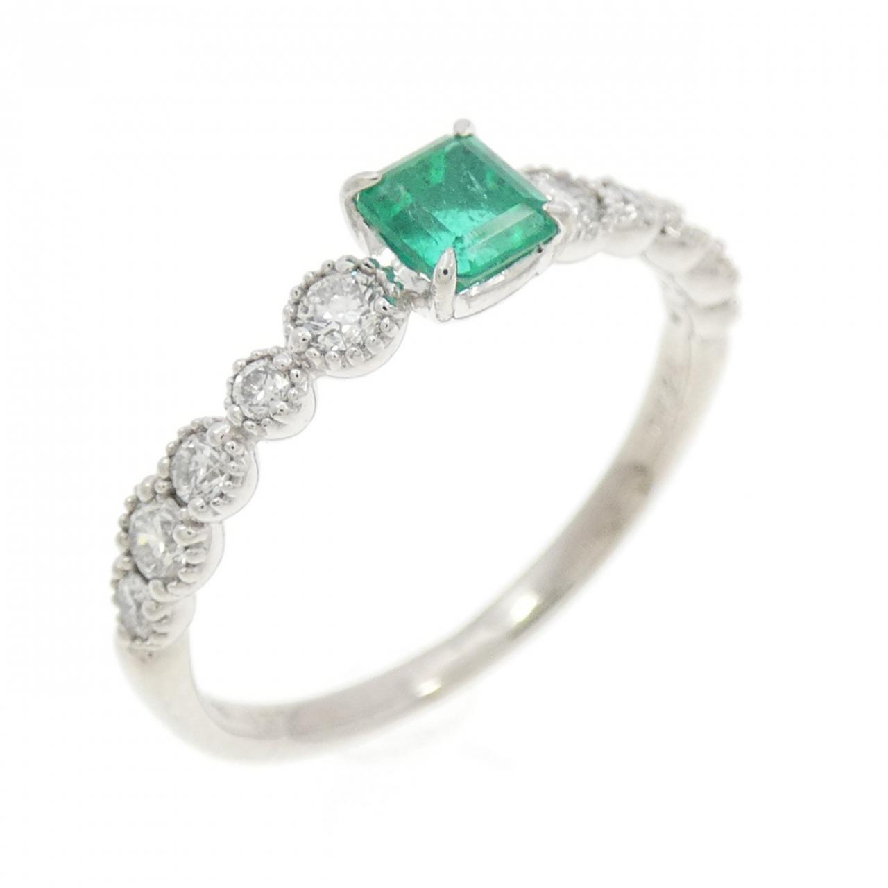 PT900 エメラルド リング 0.23CT - Used B (230-000-567-7220) | MOLTS