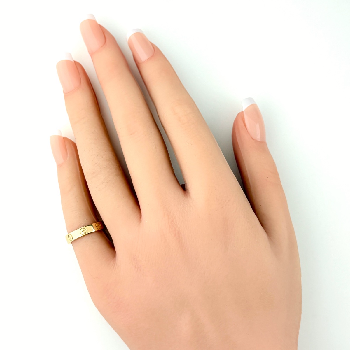 カルティエ CARTIER ミニ ラブ リング YG イエローゴールド 指輪
