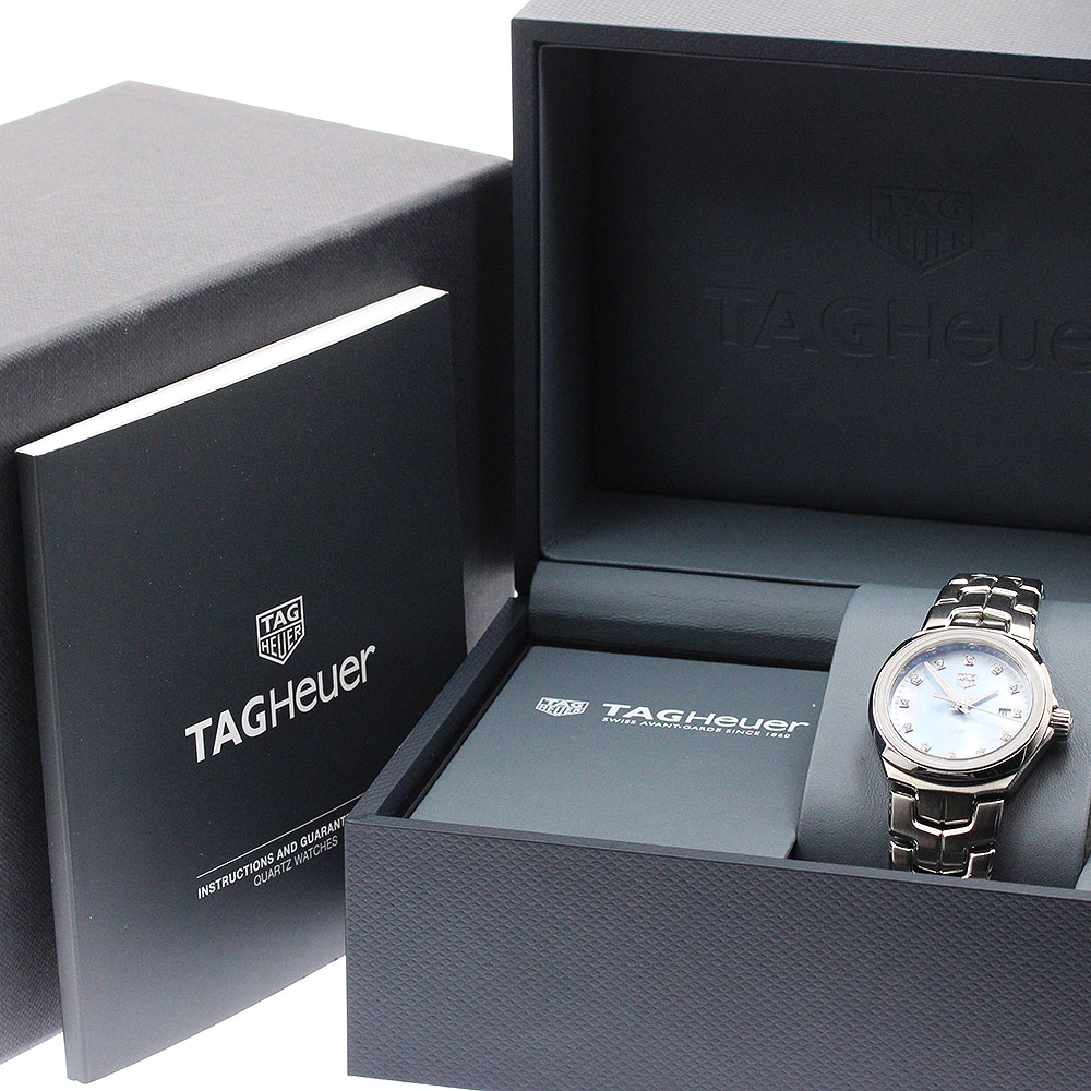 タグホイヤー TAG HEUER WBC1313 リンク 12Pダイヤ ブルーシェル文字盤