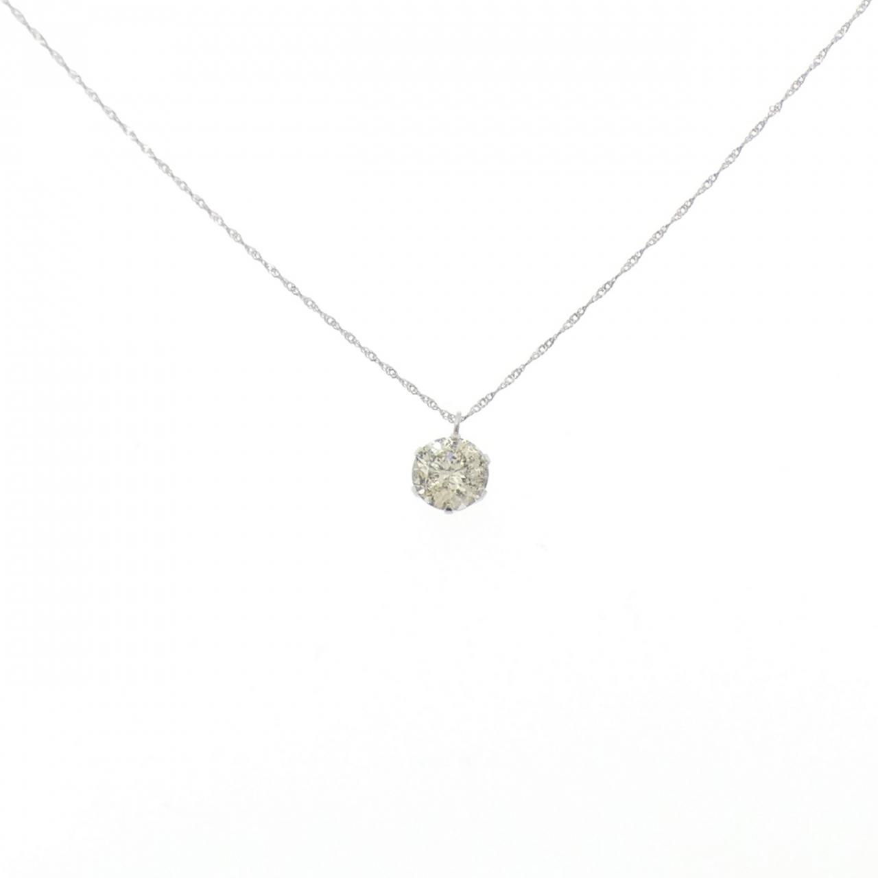 PT950 クロス グリーンガーネット ネックレス 1.20CT | MOLTS