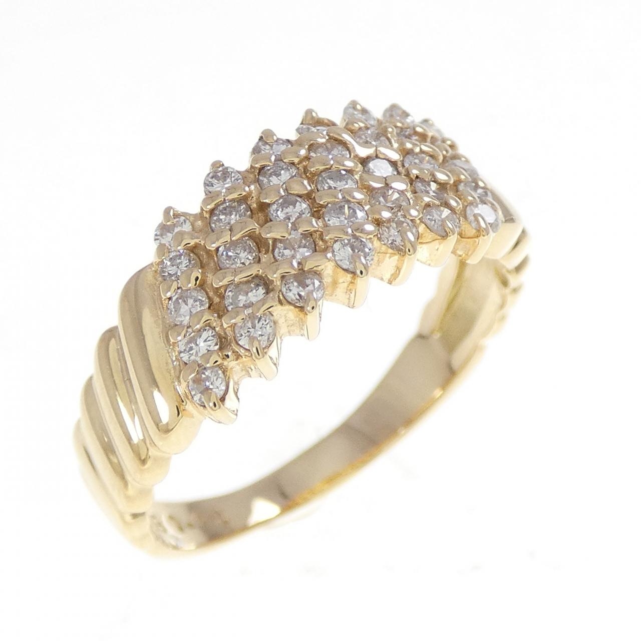 K18YG ダイヤモンド リング 0.44CT - Used B (230-000-125-8645) | MOLTS