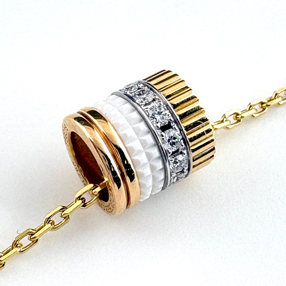 ブシュロン Boucheron キャトルネックレス YG イエローゴールド 