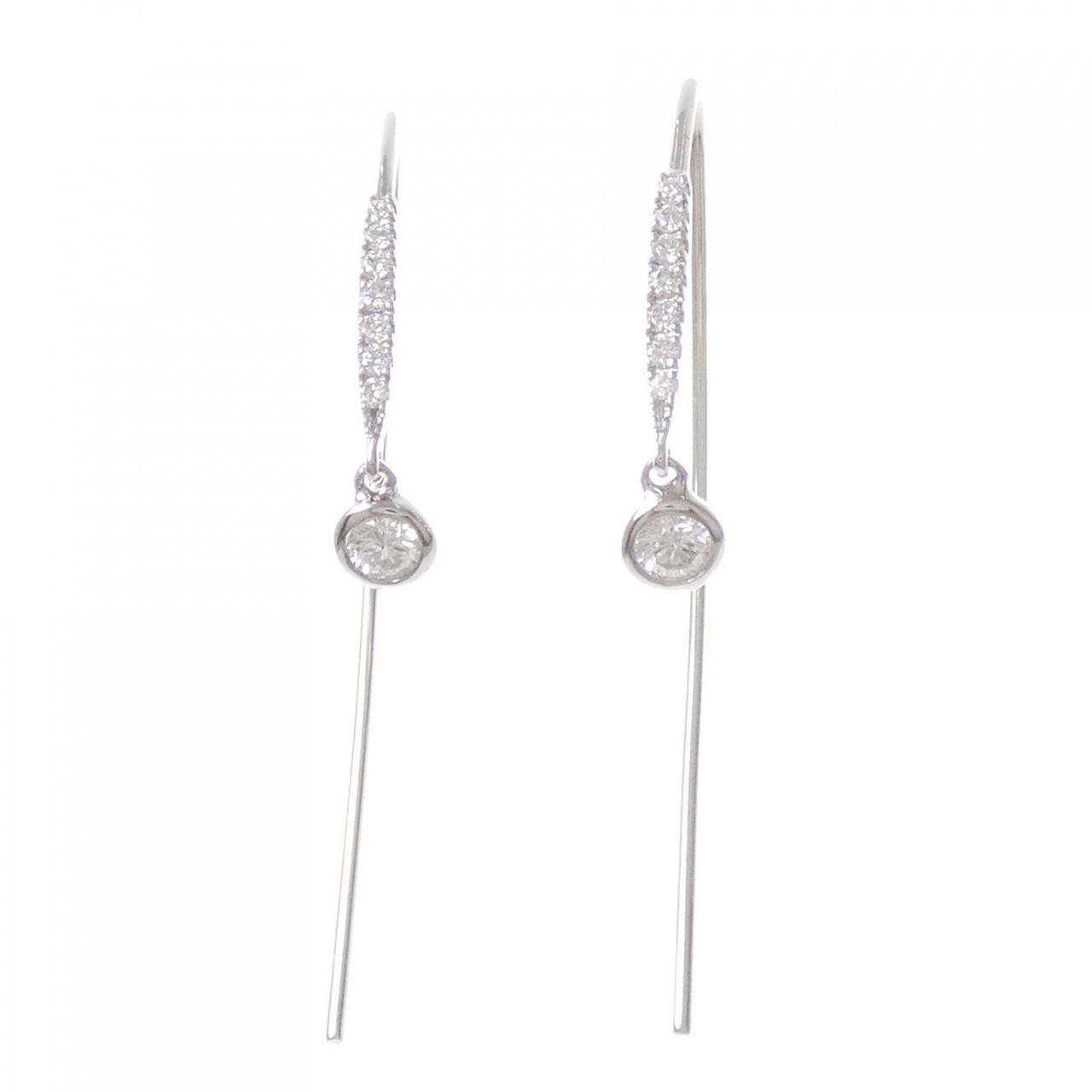 K14WG ダイヤモンド ピアス | MOLTS