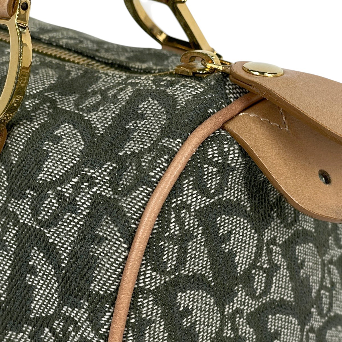 クリスチャンディオール Christian Dior トロッター柄 ハンドバッグ