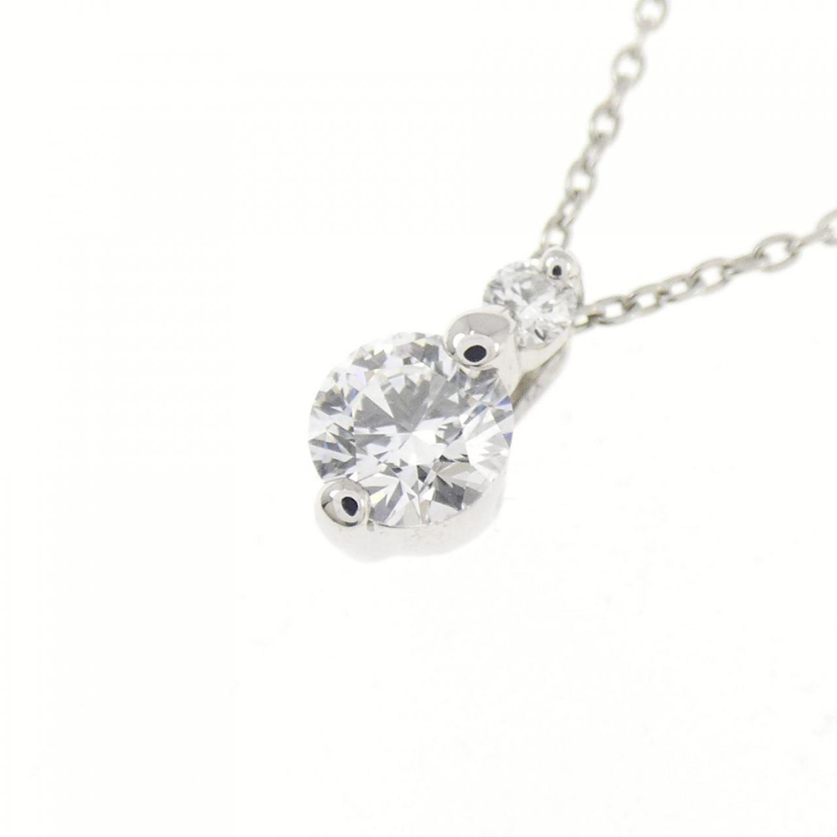 PT900/PT850 ダイヤモンド ネックレス 0.32CT - Used A (270-004-365