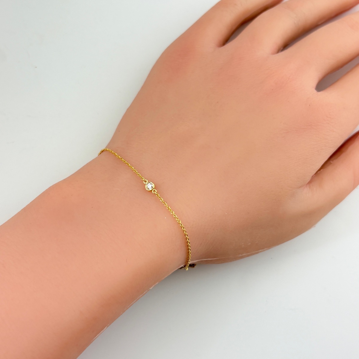 ティファニー TIFFANY&Co. バイザヤードブレスレット YG イエロー