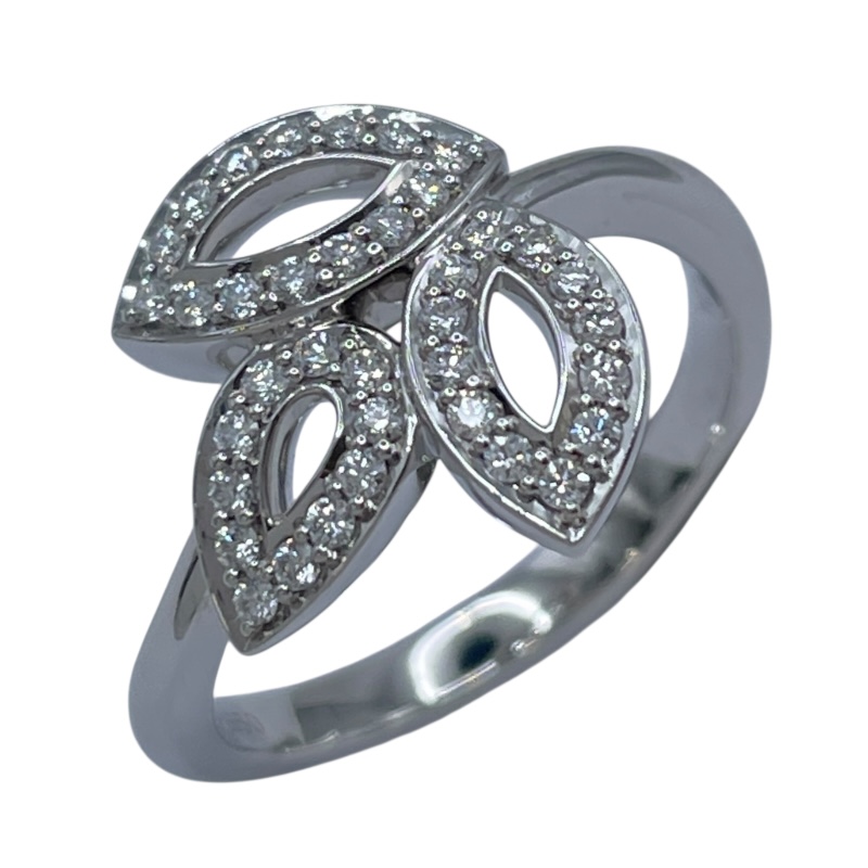 【黒ねこ出品】 ハリーウィンストン　リリークラスター　ミニリング ハリーウィンストン HARRY WINSTON リリークラスターミニリング