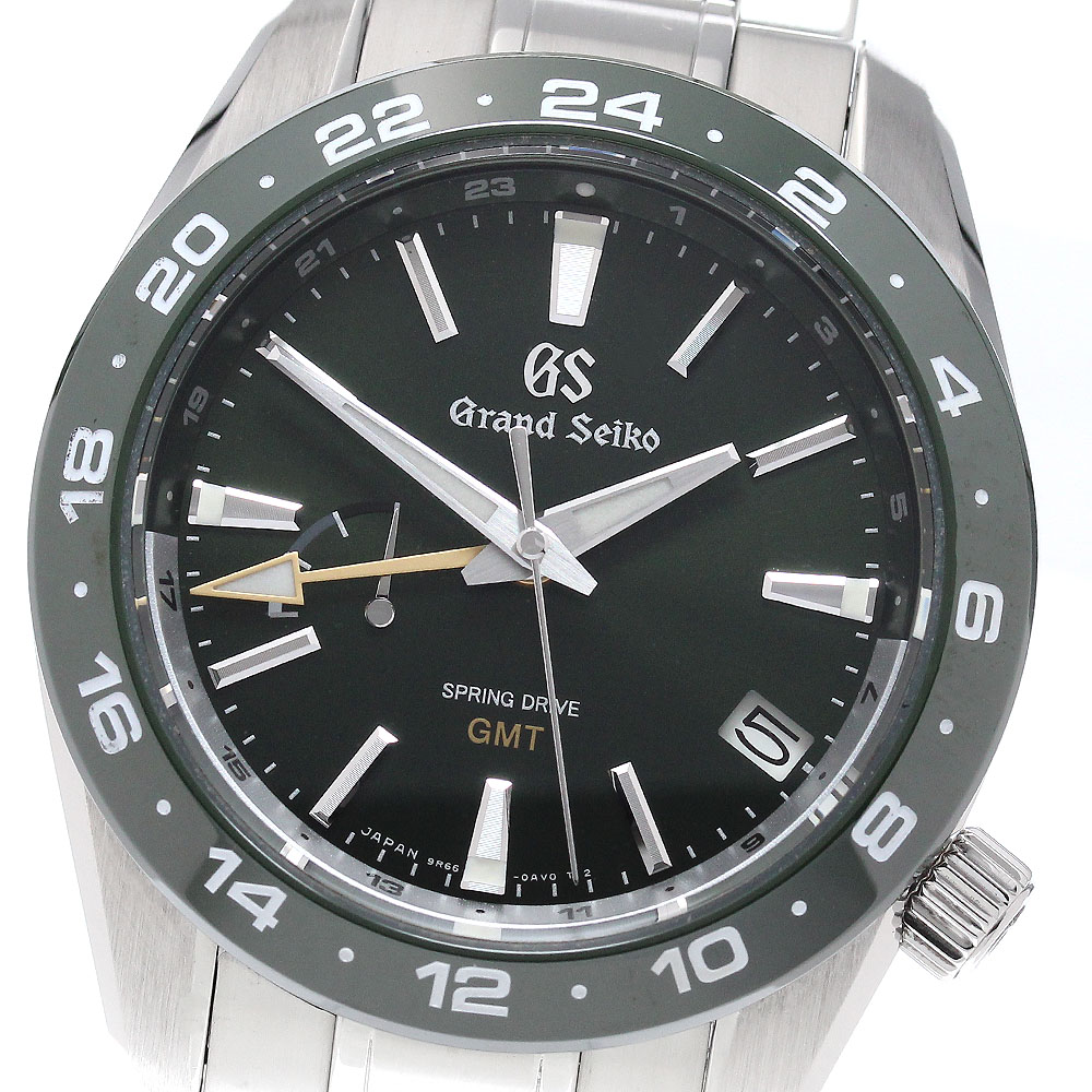 セイコー SEIKO 9R66-0BB0/SBGE257 グランドセイコー GMT スプリングドライブ メンズ 良品 箱・保証書付き_664911 セイコー SEIKO 9R66-0BB0/SBGE257 グランドセイコー GMT スプリング