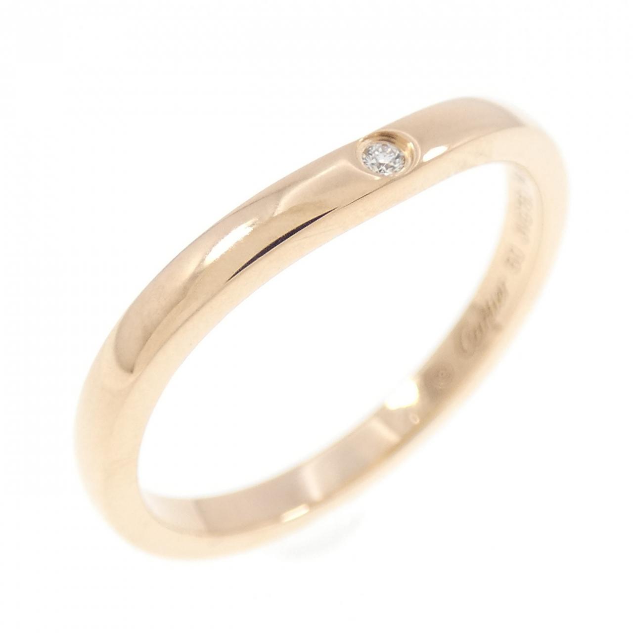 カムパネルラ　鑑定済Cartier バレリーナ3Pダイヤモンドリング#50 カルティエ バレリーナ 3P リング - Used A (230-000-313-3360) | MOLTS