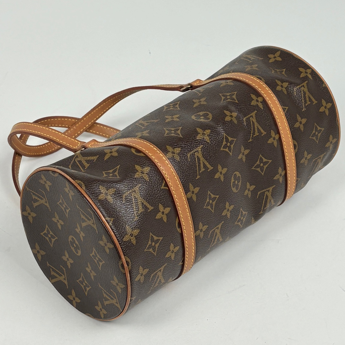 ルイ・ヴィトン Louis Vuitton パピヨン30 バレルバッグ 筒型 旧型 