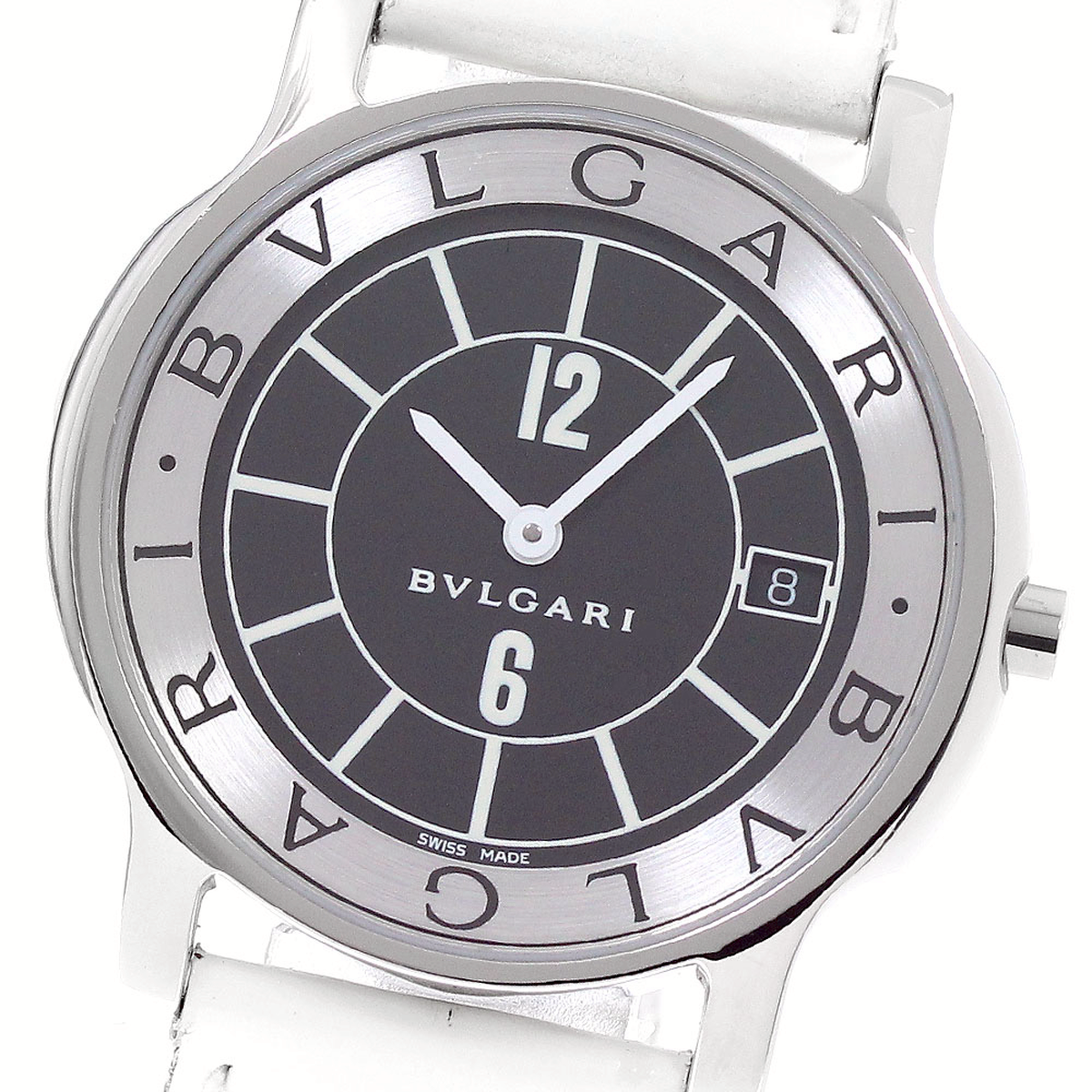 ブルガリ BVLGARI ST35S ソロテンポ デイト クォーツ メンズ _948369