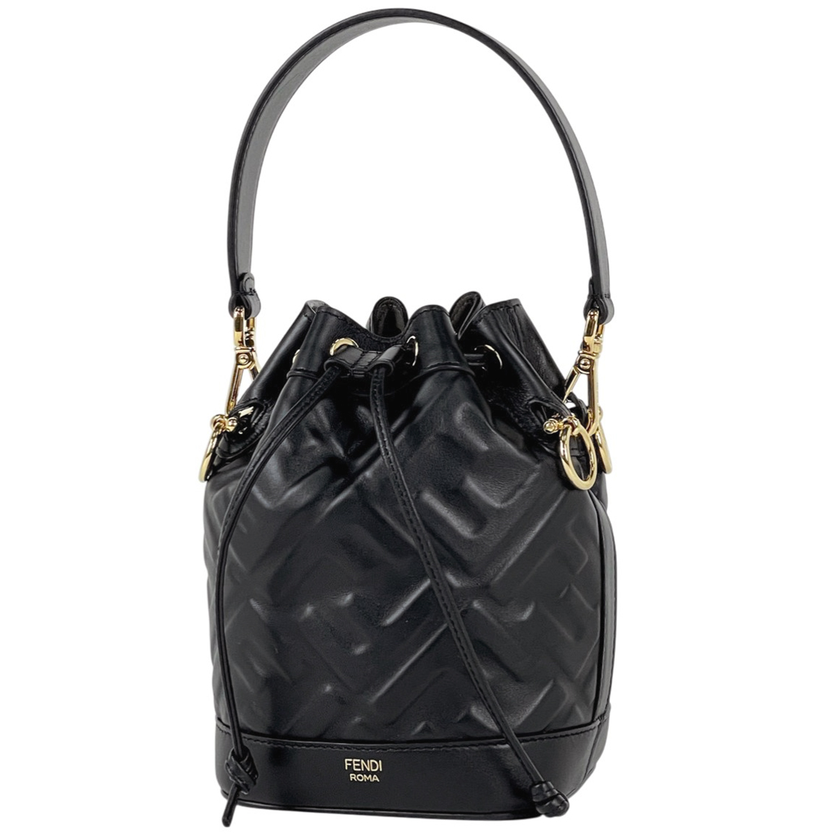 フェンディ FENDI ズッカ モントレゾール ミニ ハンドバッグ 2WAY
