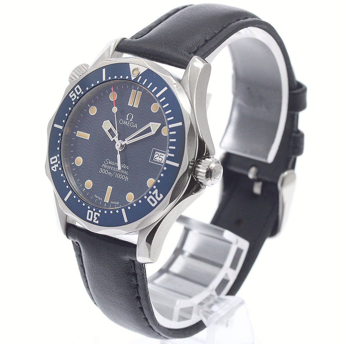 オメガ OMEGA 2561.80 シーマスター300 デイト クォーツ ボーイズ 良品