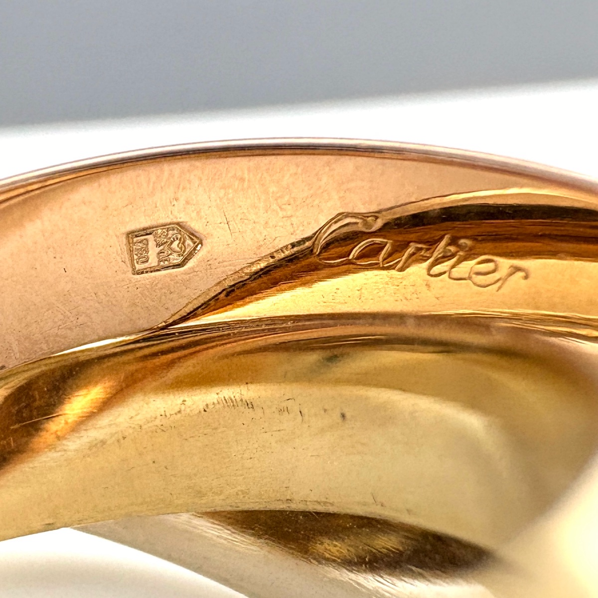 カルティエ CARTIER トリニティリング YG イエローゴールド 指輪