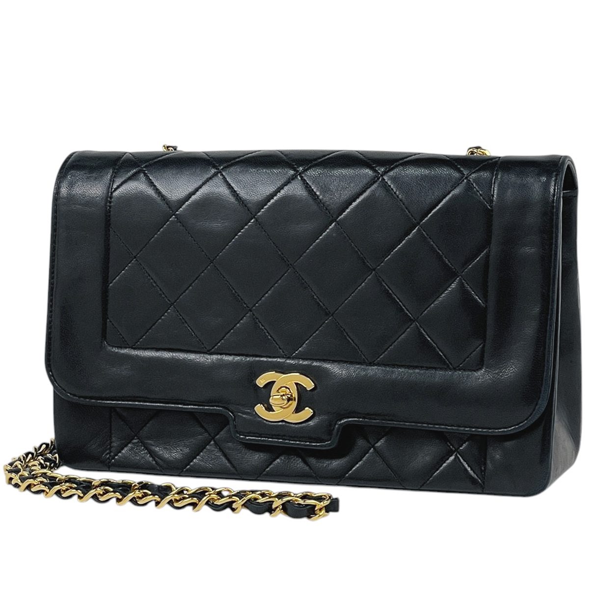 シャネル CHANEL ショルダーバッグ ココマーク マトラッセ レザー