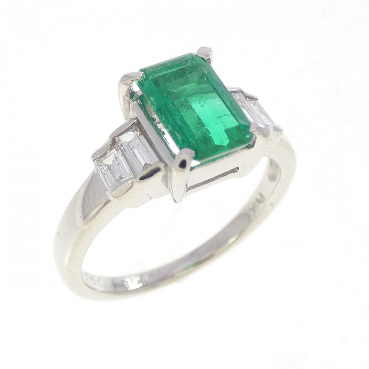 PT900 エメラルド リング 0.98CT - Used A (230-000-481-8808) | MOLTS