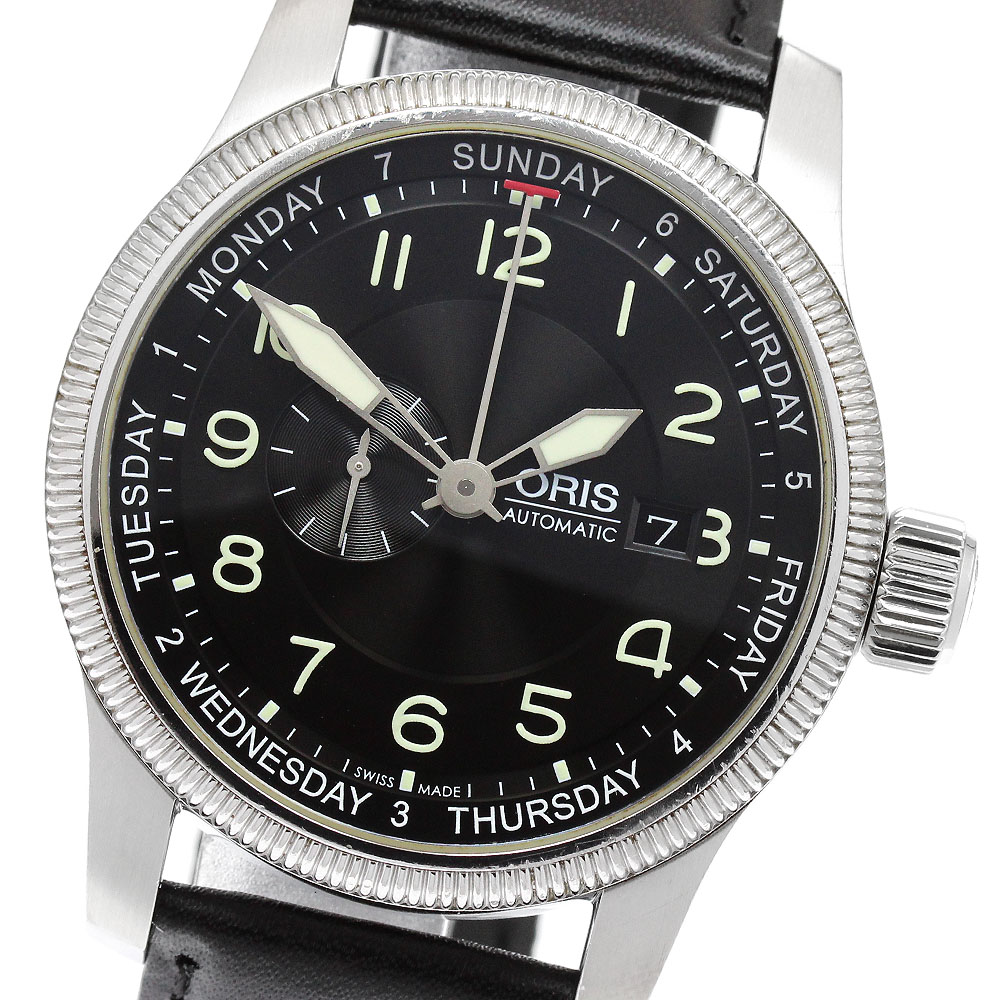 オリス ORIS 01 733 7730 4153-07 アクイス デイト レリーフ 自動巻き