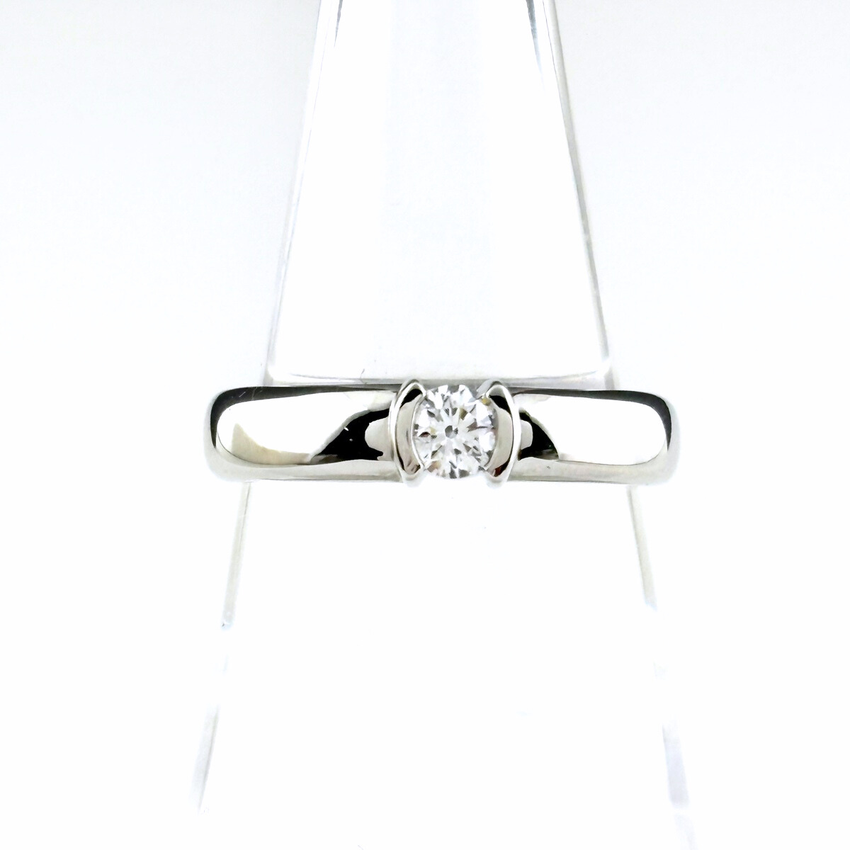 ティファニー TIFFANY&Co. ドッツ リング プラチナ 指輪 メレダイヤ 