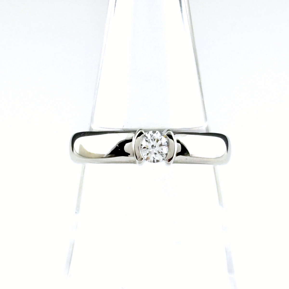 ティファニー TIFFANY&Co. ドッツ リング プラチナ 指輪 メレダイヤ