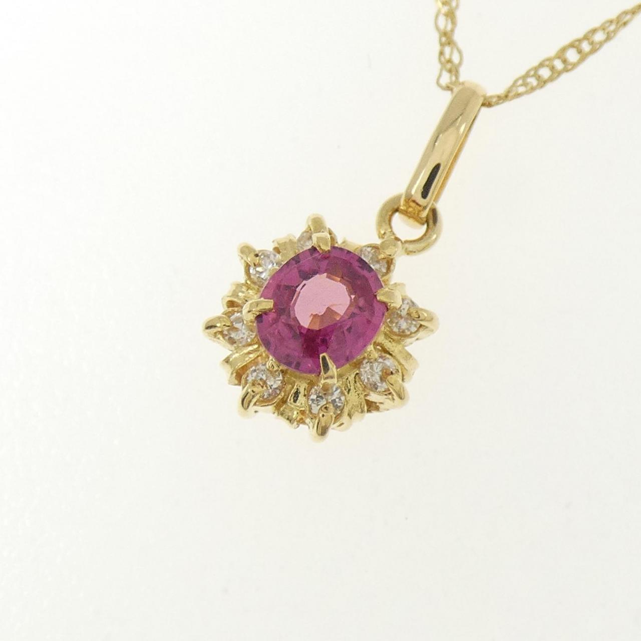 K18YG ルビー ネックレス 0.36CT | MOLTS