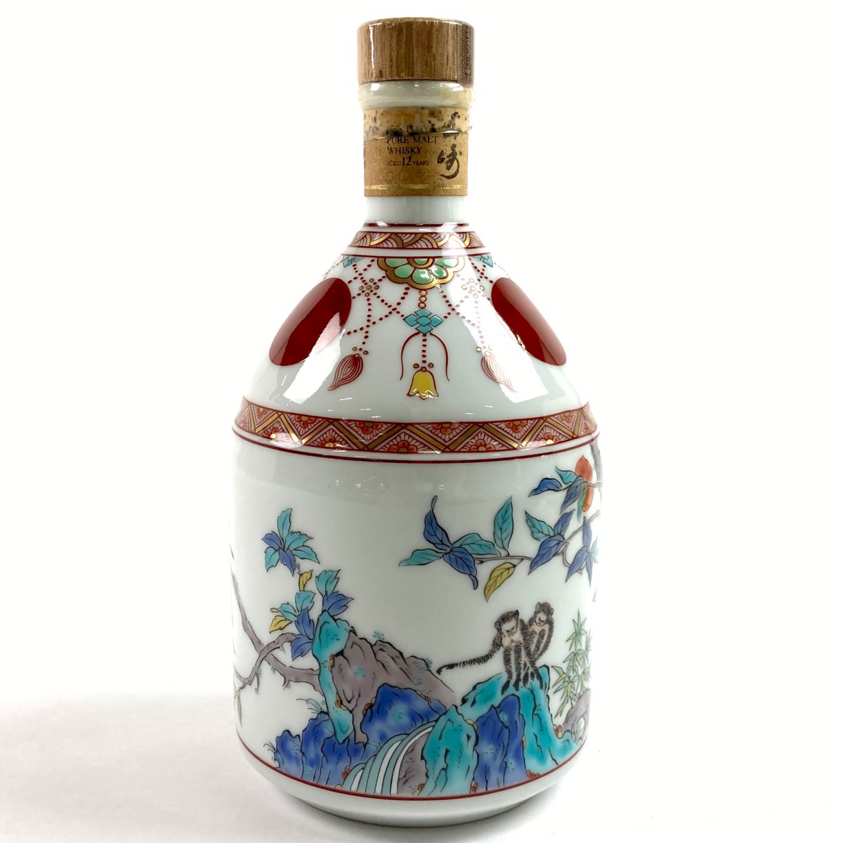 東京都内限定お届け】 サントリー SUNTORY 山崎 12年 錦赤玉瓔珞文風物