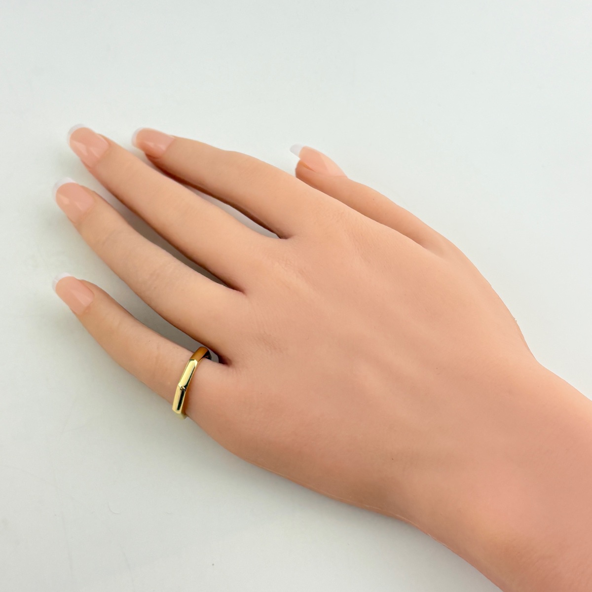ブルガリ BVLGARI オクタゴン YG イエローゴールド 指輪 リング 13.5号
