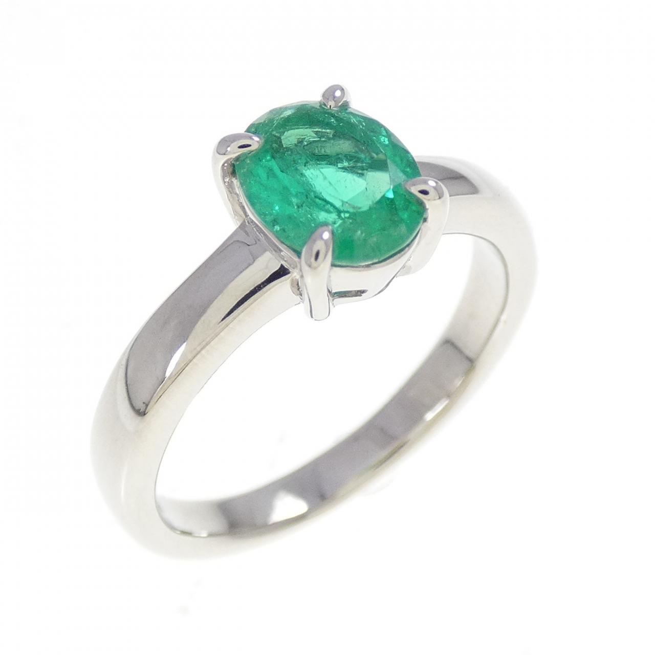 PT900 エメラルド リング 0.94CT - Used B (230-000-293-4142) | MOLTS