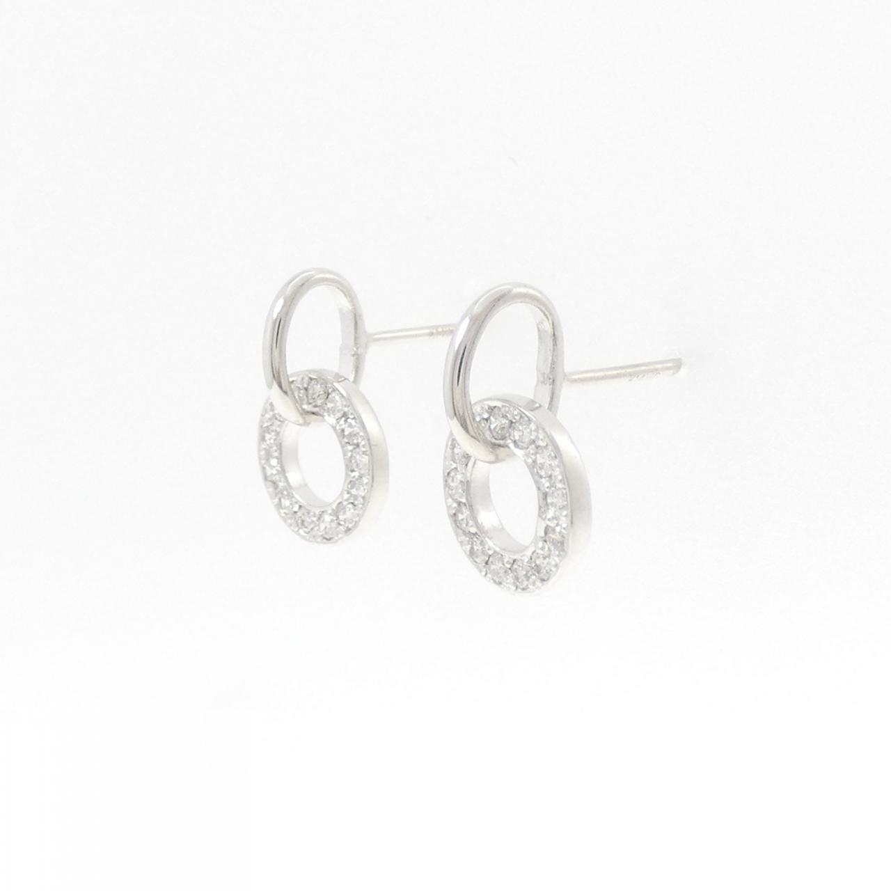 K14WG ダイヤモンド ピアス | MOLTS