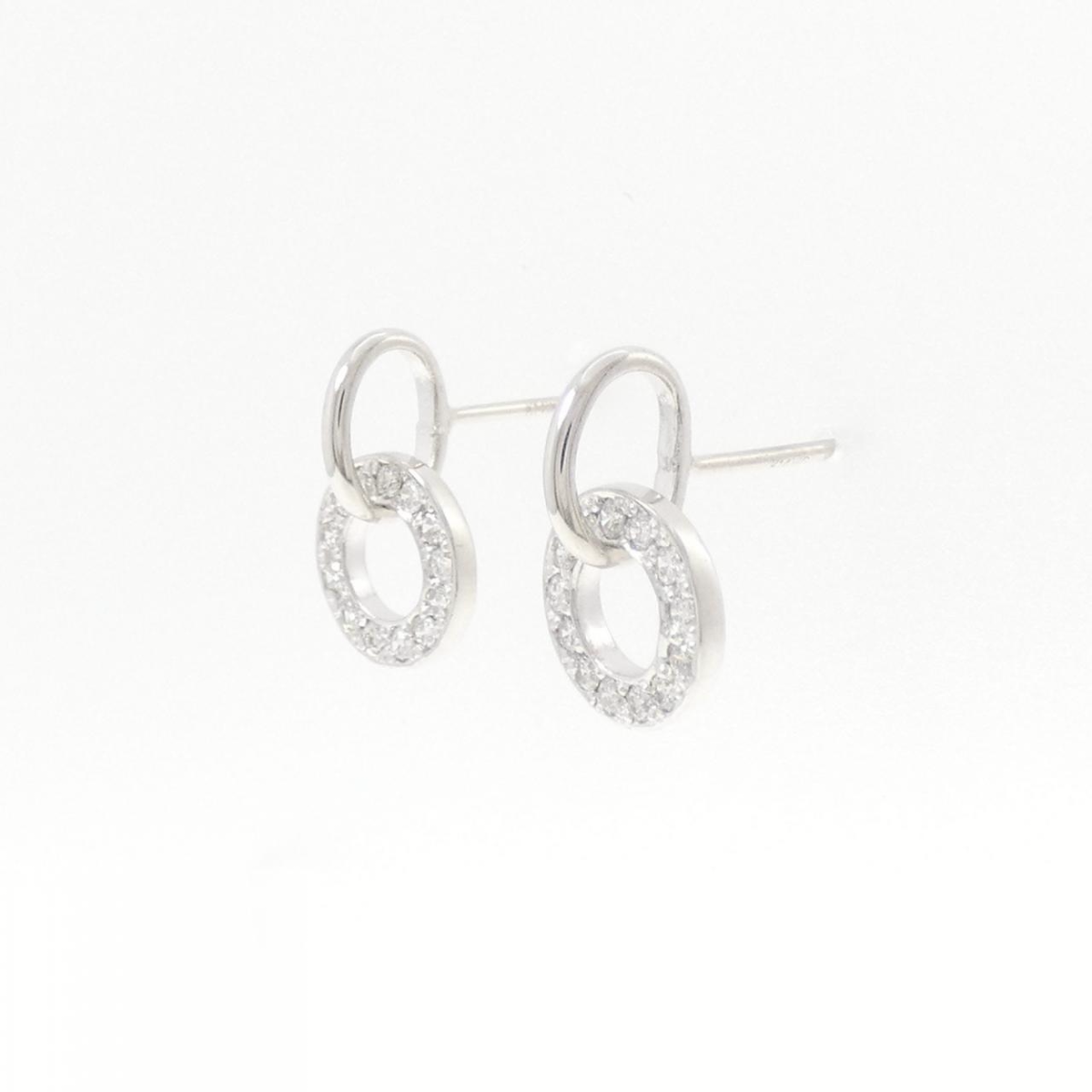 K14WG ダイヤモンド ピアス | MOLTS