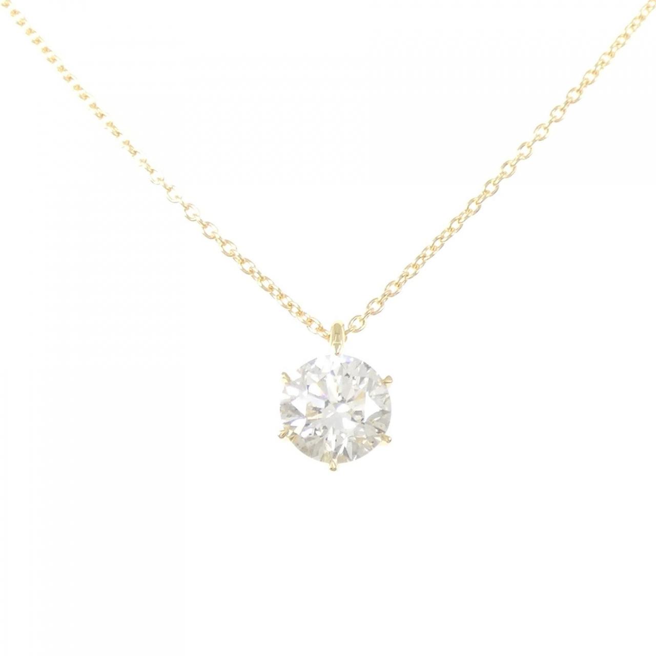 リメイク】K18YG ダイヤモンド ネックレス 0.01CT K18 一粒 