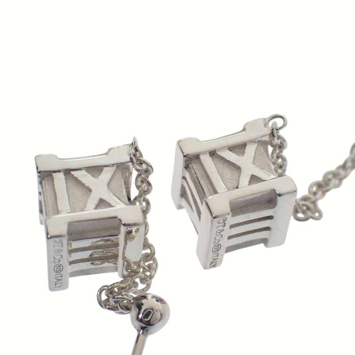ティファニー TIFFANY&Co. アトラス キューブ ドロップ ピアス 