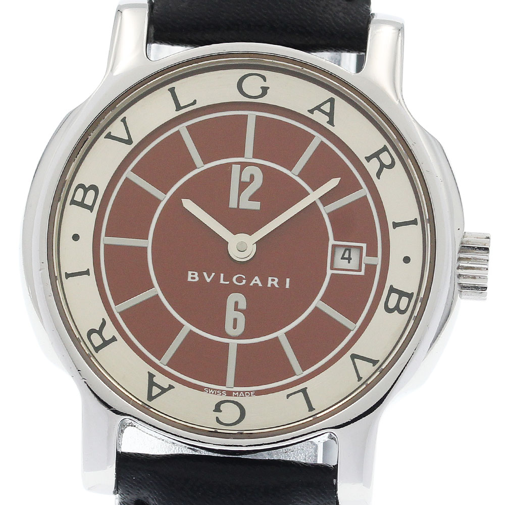 ブルガリ BVLGARI ST29S ソロテンポ デイト クォーツ レディース