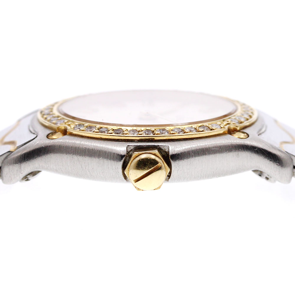 エベル EBEL クラシックウェーブ ダイヤベゼル クォーツ レディース