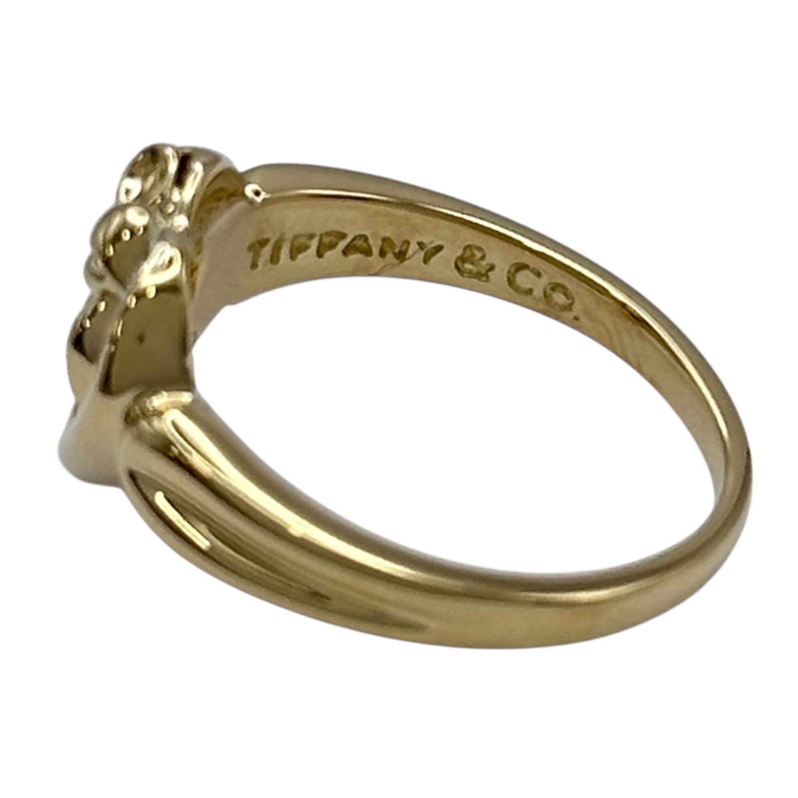 ティファニー TIFFANY＆CO ハートリボンリング リング・指輪 - Used A