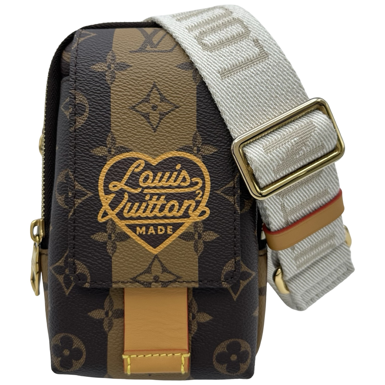 LOUIS VUITTON ダブルフォンポーチ NIGOコラボ ショルダーバッグ LOUIS VUITTON（ルイ・ヴィトン） LV × NIGO ダブルフォンポーチ
